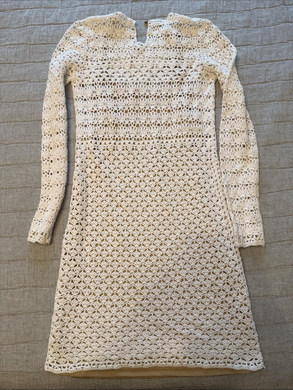 Michael Kors Crochet Dress with Slip